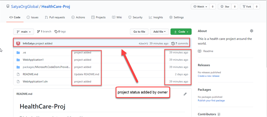 Managing Files On GitHub Using Git Bash 📥📤 In Real-Time Scenario - Owner Uploads Project In GitHub Repo